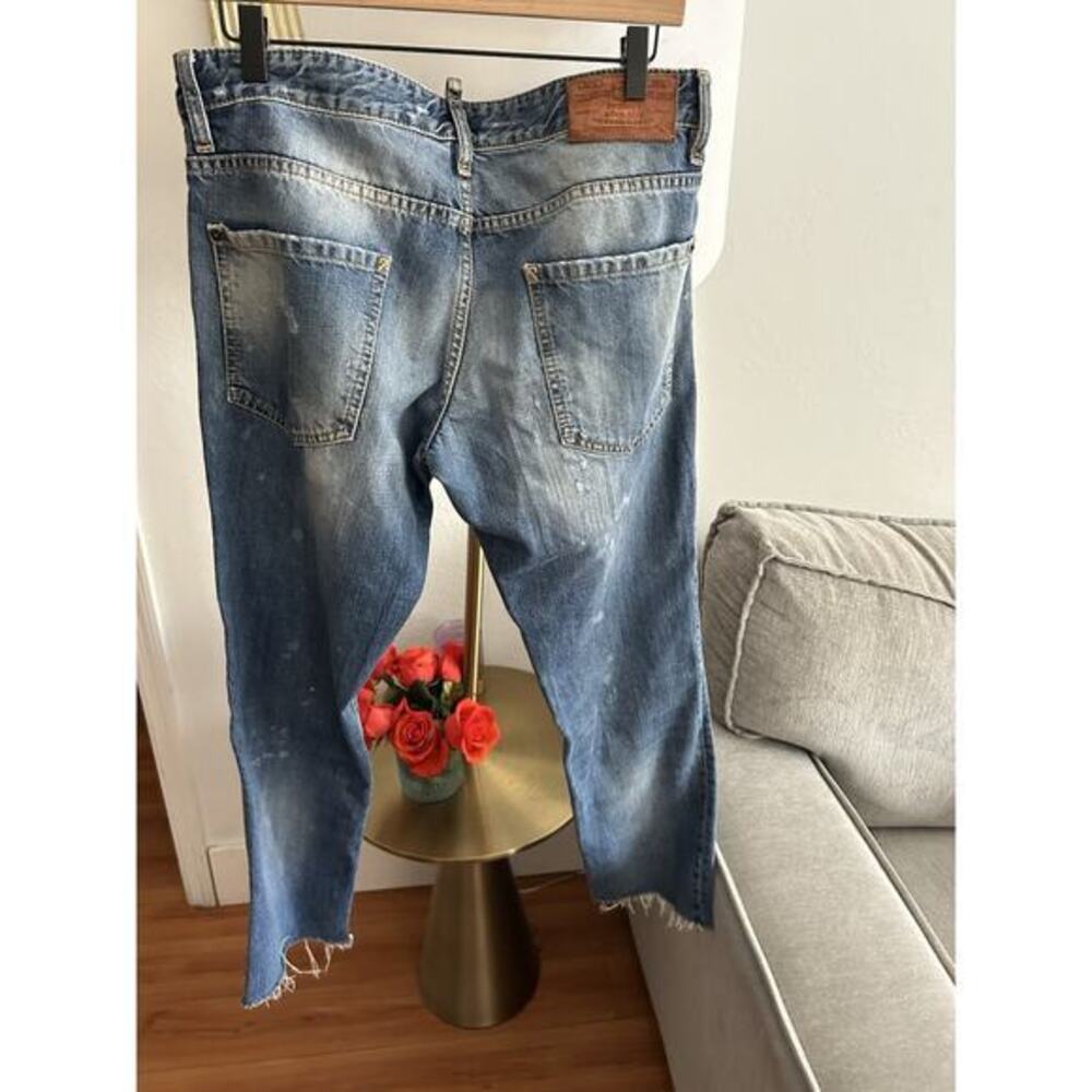 Dsquared2 Distressed Jeans Mens 48 Denim Streetwear Made In Italy